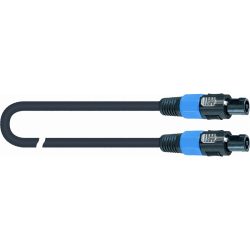 Quiklok Speaker Cable 15M Speakon 2X2mm 4PIN Speakon