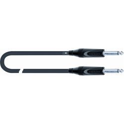 Quiklok Instrument Cable 5m Male 6.3 Jack – Male 6.3 Jack Black