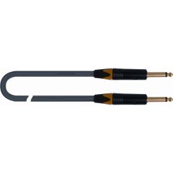 Quiklok Intruments Cable 6m Male 6.3 Jack - Male 6.3 Jack Black