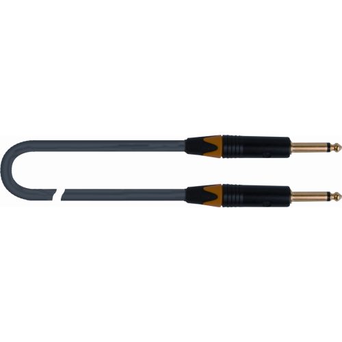Quiklok Intruments Cable 6m Male 6.3 Jack - Male 6.3 Jack Black