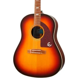 Epiphone Masterbilt Texan Acoustic-Electric Guitar - Faded Cherry Aged Gloss