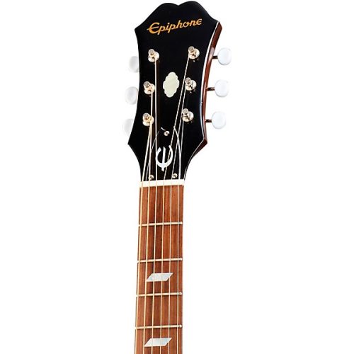 Epiphone Masterbilt Texan Acoustic-Electric Guitar - Faded Cherry Aged Gloss - Image 5