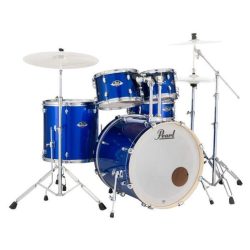 Pearl Export 5 Piece Acoustic Drum Kit High Voltage Blue Including Hardware