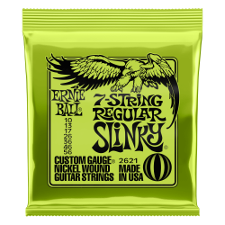 Ernie Ball Regular Slinky Nickel Wound Electric Guitar Strings - .010-.056 7-string