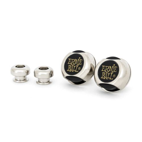 Ernie Ball Super Locks Strap Lock Set – Nickel