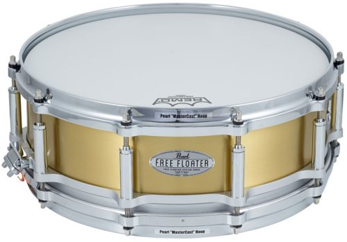 Pearl 14x5 inch Brass Free Floating Snare Drum - Image 2