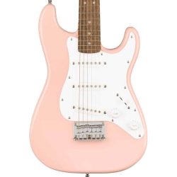 Fender Squier Mini Strat Electric Guitar- Shell Pink with Laurel Fingerboard