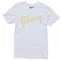 Gibson Distressed Logo T-Shirt White Extra Large