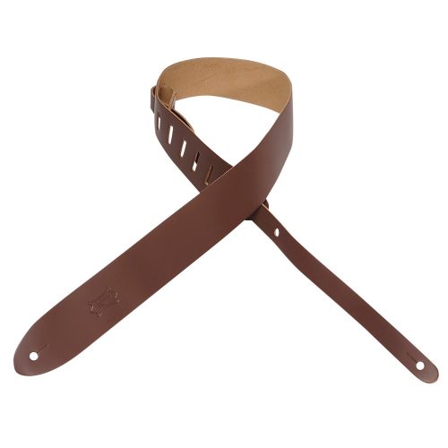 Levy's M12 Chrome-Tan Leather Guitar Strap - Brown