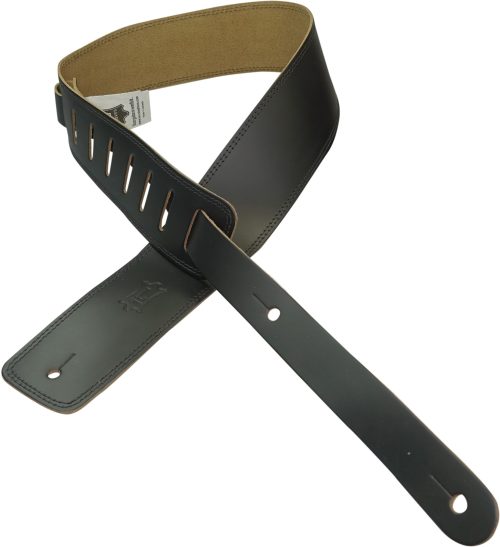 Levy's M1 2 1/2 inch Black Leather Strap