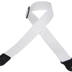 Levy's M8POLY 2" Woven Polypropylene Guitar Strap - White
