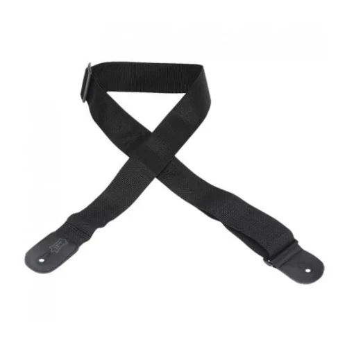 Levy's M8SB-BLK Seatbelt Guitar Strap - Black