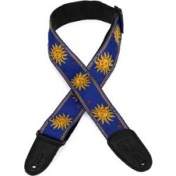 Levys Strap 2" Sun Polyester Guitar Strap – MPJG- Blue