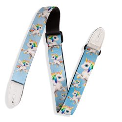Levy's MPJR-005 Kids Guitar Strap - Flying Unicorn