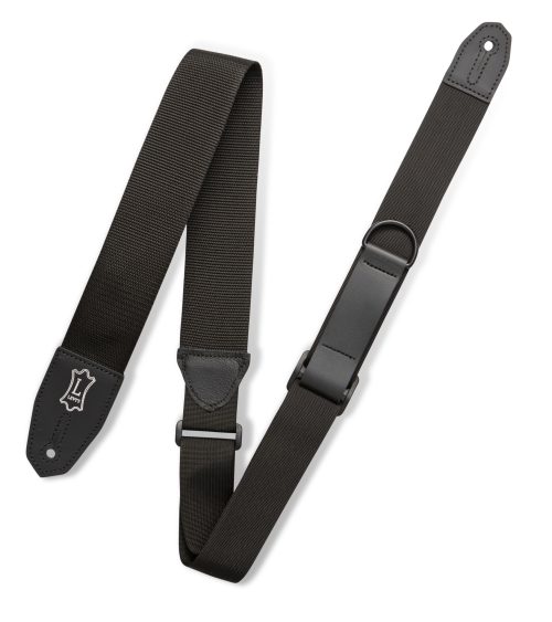 Levy's MRHP-BLK 2" Wide Polyester Right Height Guitar Strap - Black