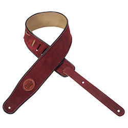Levy’s Signature Series 2.5″ Sued Black Guitar Strap