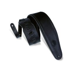 Levy's MSSB2-4-BLK 4 1/2" Wide Black Garment Leather Bass Strap