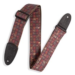 Levy's MX8-004 Cork Orleans Guitar Strap - Design 4