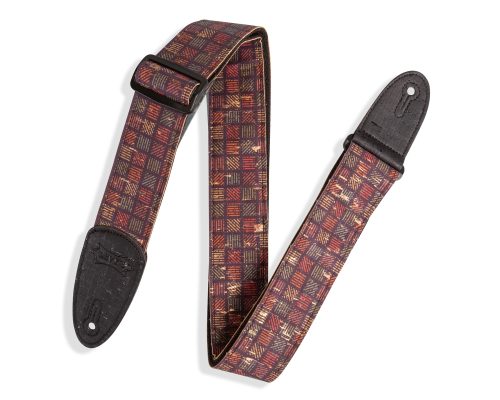 Levy's MX8-004 Cork Orleans Guitar Strap - Design 4