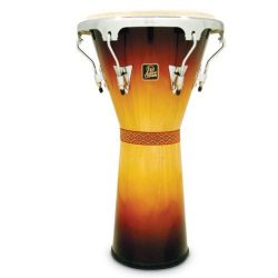 Latin Percussion Aspire Tunable Djembe - Vintage Sunburst with Chrome