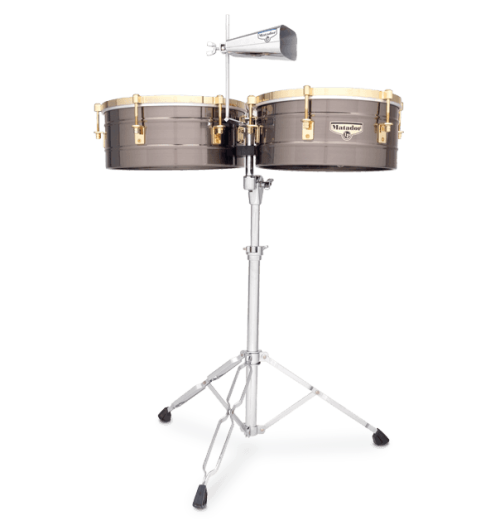 LP Matador Salsa Timbales 14 and 15 inch - Brushed Nickel Finish