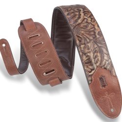 Levy's Western Sundance Line Palm Pecan Guitar Strap – M4WP-002