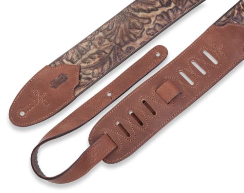Levy's Western Sundance Line Palm Pecan Guitar Strap – M4WP-002 - Image 2
