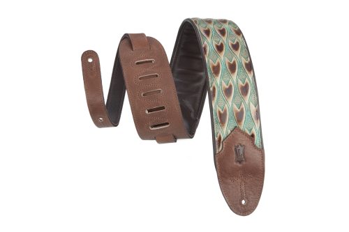 Levy's Sundance Line Arrowhead Turquoise Guitar Strap