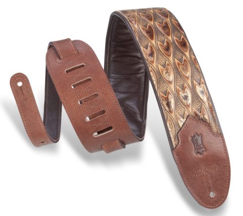 Levy's Sundance Line Arrowhead Bronze Guitar Strap