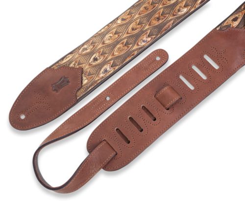 Levy's Sundance Line Arrowhead Bronze Guitar Strap - Image 2