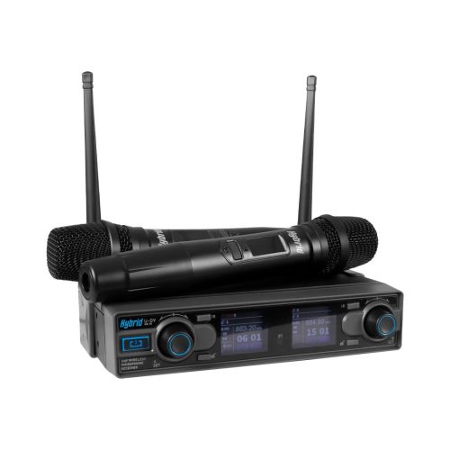 Hybrid U-DV MK3 Dual Handheld Wireless Microphone System