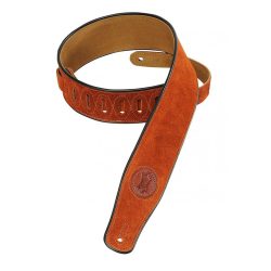 Levy’s Signature Series 2.5″ Sued Copper Guitar Strap