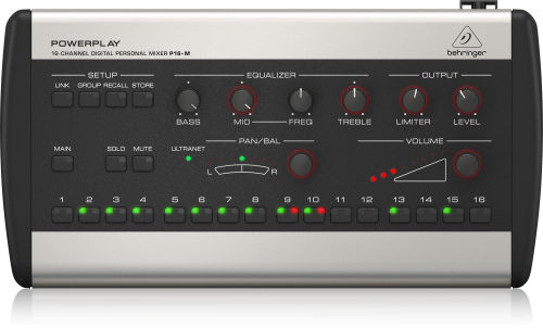 Behringer Powerplay P16-M 16-channel Digital Personal Mixer - Image 2