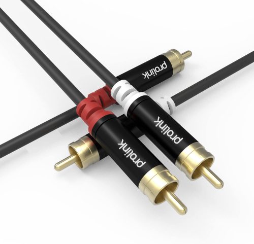 Prolink 2 x RCA Phono to 2 x RCA Phono Stereo Cable 1.5m