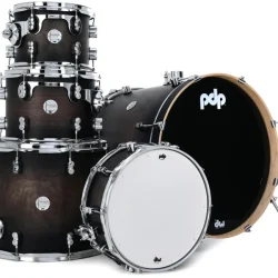 PDP Concept Maple 5-piece Shell Pack - Satin Charcoal Burst