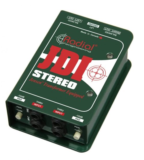 Radial JDI - Jensen Equipped 1-channel Passive Instrument Direct Box