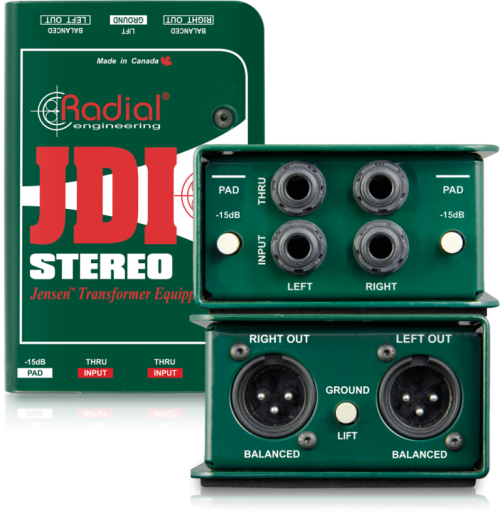 Radial JDI - Jensen Equipped 1-channel Passive Instrument Direct Box - Image 2