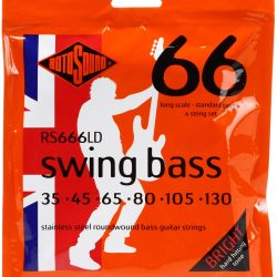 Rotosound RS666LD Swing Bass 66 Stainless Steel Roundwound Long Scale 6-String Bass Strings