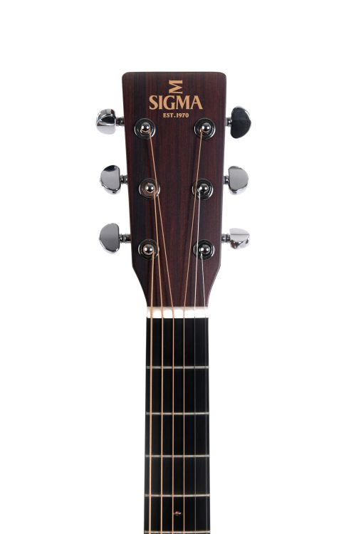 Sigma DMC-15E - Natural Satin Acoustic Electric Guitar - Image 4