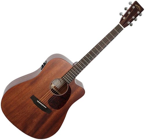 Sigma DMC-15E - Natural Satin Acoustic Electric Guitar - Image 2