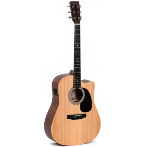Sigma DMC-STE Acoustic Electric Guitar – Natural - Image 2