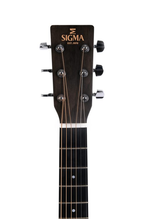Sigma GMC STE BKB Acoustic Electric Guitar – Black Burst - Image 4