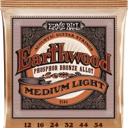 Ernie Ball Earthwood Phosphor Bronze Acoustic Guitar Strings – (12-54)