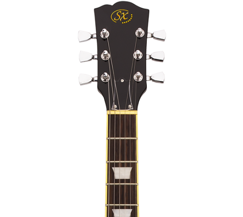SX Les Paul Style Electric Guitar Kit - Vintage Sunburst - Image 3