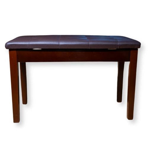 Sandner SPB12W Piano Bench - Polished Walnut, Straight Legs - Image 3
