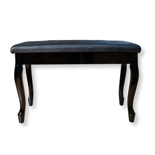 Sandner SPB13BK Piano Bench - Polished Black, Chippendale Legs - Image 3
