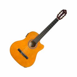 Valencia 4/4 Classical Guitar Cutaway with Pickup - Natural