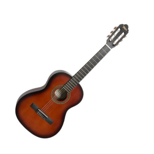 Valencia Classical 3/4 Guitar Classic Sunburst - Image 2