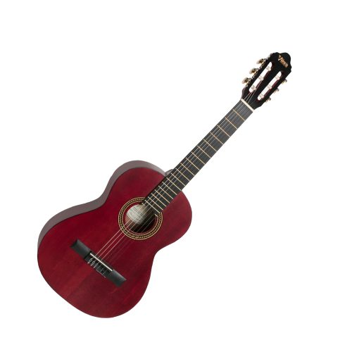 Valencia Classical 3/4 Guitar Transparent Red