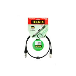Tecnix 1m XLR M-F XLR Mic Cable